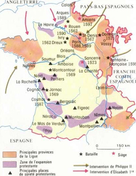 Guerres de religion au XVIème siècle